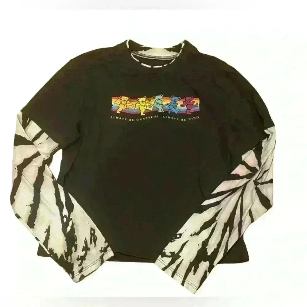 Grateful Dead Black Long Sleeve Tee